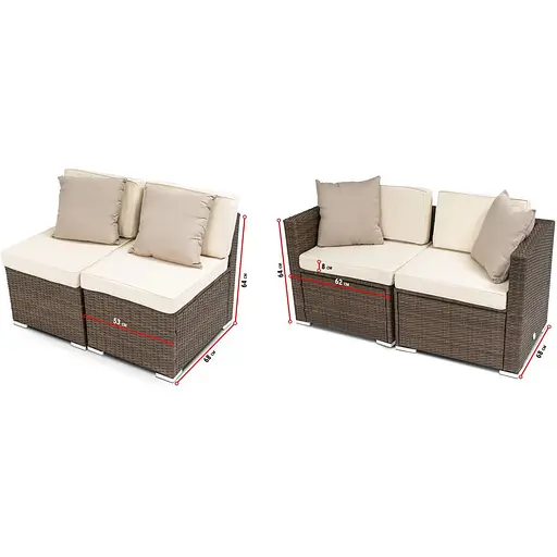 Садовая мебель Di Volio Modena Grey - фото 3