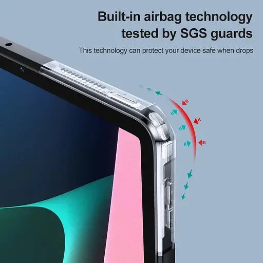 TPU+PC чохол Xundd c посиленими кутами для Xiaomi Pad 5 / Pad 5 Pro 11 Чорний - фото 6