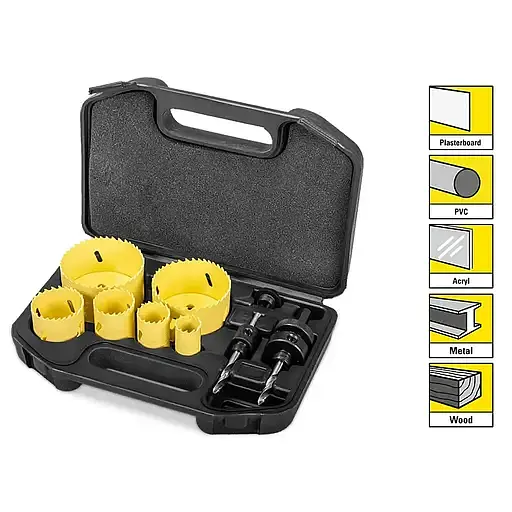 Набор сверл корончатых Trotec HSS Bi-metal Set (DAS302826) - фото 5