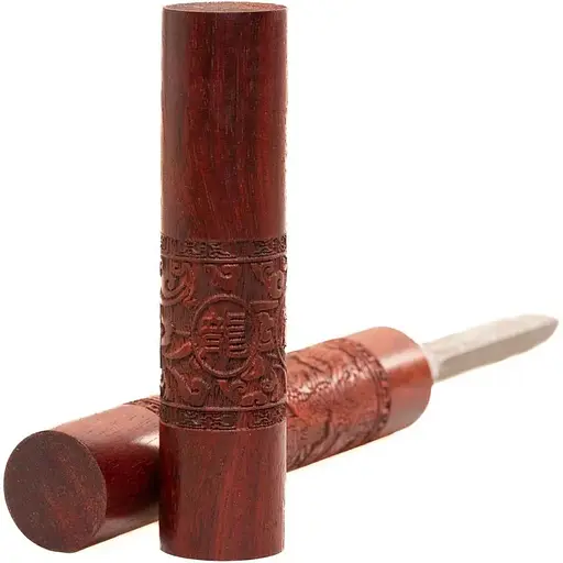 Шило для Пу Эра резное Феникс и Дракон Чорний - фото 5