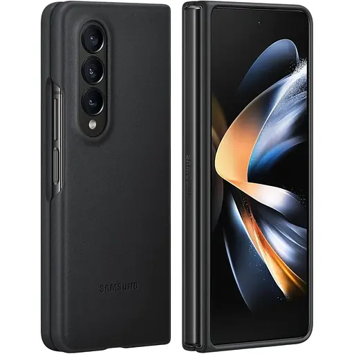 Оригінальний шкіряний чохол Samsung Leather Cover F936 Galaxy Z Fold4 Black