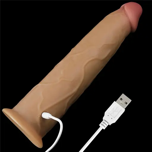 Реалістичний вібратор Lovetoy Nature Cock 23 см тілесний - фото 13