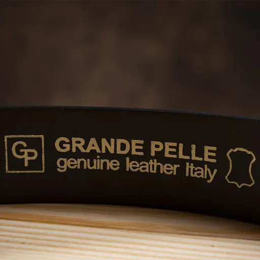 Ремінь шкіряний Grande Pelle чоловічий 120х3,8 см acs0014715 - фото 4