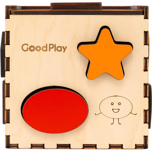 Кубик-сортер GoodPlay Весела фігурка (CUB-4-001) - фото 4