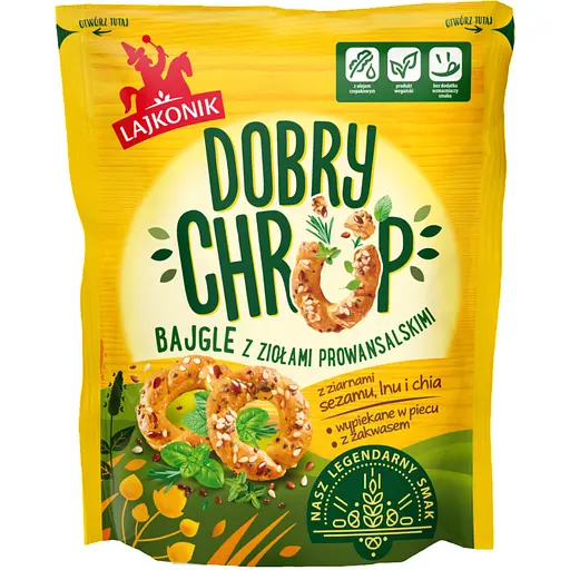 Хрустящие баранки Lajkonik Dobry Chrup с прованскими травами 100 г
