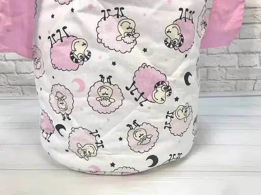 Корзина для игрушек Moontime "Овечки розовые" - фото 3