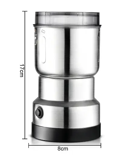 Электрическая кофемолка Domotec MS-7114 200Вт нержавеющая сталь - фото 2