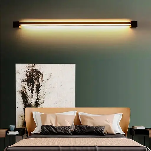 Бра Line F лінійні в чорному кольорі у трьох розмірах довжина 49 см - фото 1