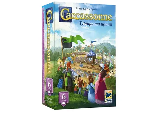 Настільна гра Feelindigo Каркасон: Турніри та щити (Carcassonne: Jousts and Crests) (укр.) (FI25071)
