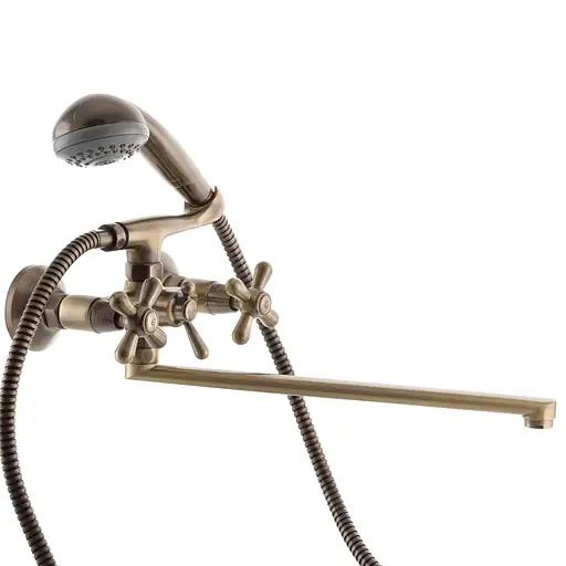 Змішувач для ванни Haiba Dominox 143 бронзовий HB0068 Бронза - фото 1