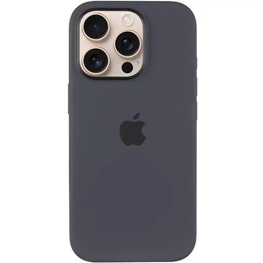 Чохол Epik Silicone case AAA with Magsafe and Animation button для Apple iPhone 16 Pro 6.3 Black - фото 2