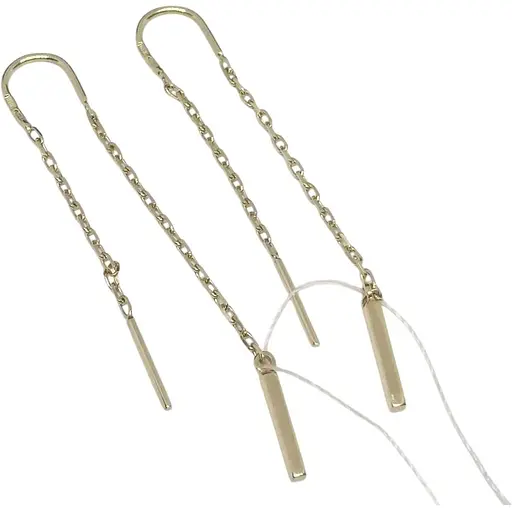 Золотые серьги-протяжки Империя золота. СПП931И