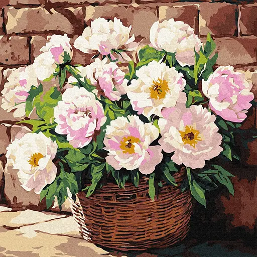 Набір для розпису по номерах Ніжний аромат, Ideyka, 40x40 см, КНО3311