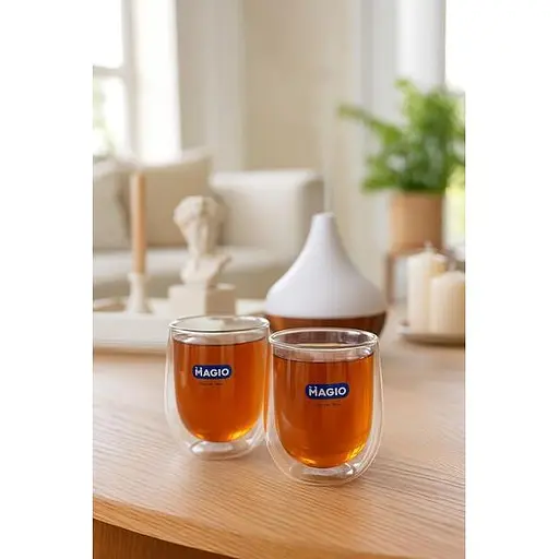Набір чашок Magio MG-1295 з подвійними стінками 250 мл 2 шт. (1295MG) - фото 4