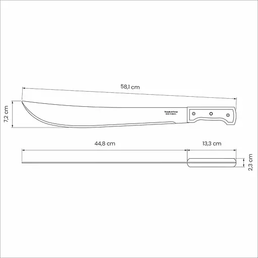 Ніж мачете Tramontina 450 мм (7081446) - фото 4