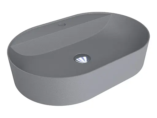 Умивальник Miraggio France mirastone gray 0000995, Сірий - фото 2