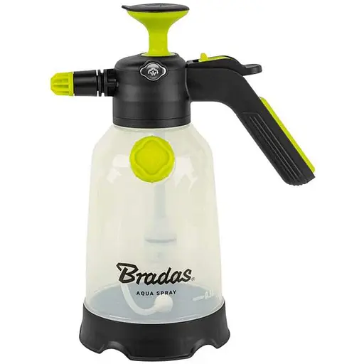 Пневматичний обприскувач Bradas AQUA SPRAY CLEAR, з бічним вливом, об'єм: 2 л (AS0200CL/SF) - фото 1