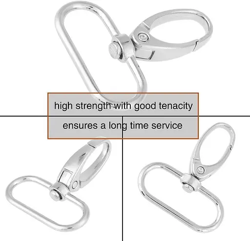 20 шт. Поворотні застібки з цинкового сплаву Застібки для сумок Поворотні затискачі для омару Snap Hook для 20 мм/25 мм/30 мм/38 м - фото 4