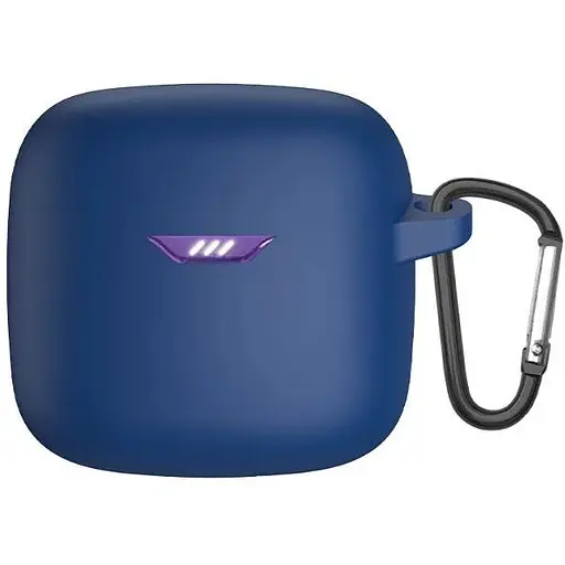 Чохол-накладка DK Silicone Candy Friendly із карабіном для JBL Tune Flex (dark blue)