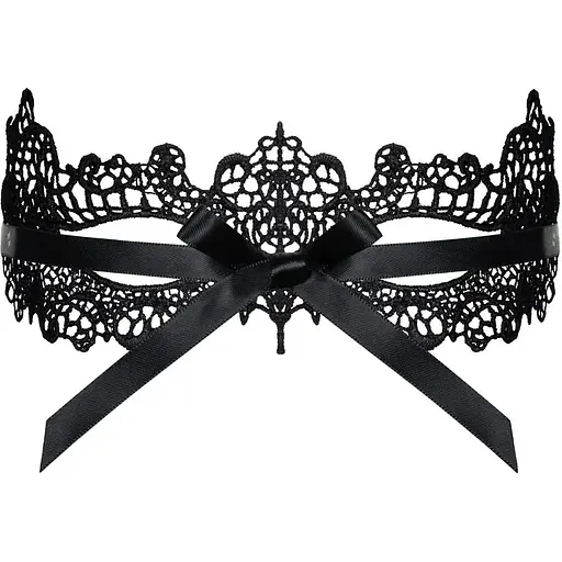 Мереживна маска Obsessive A701 mask, єдиний розмір, чорна - фото 2