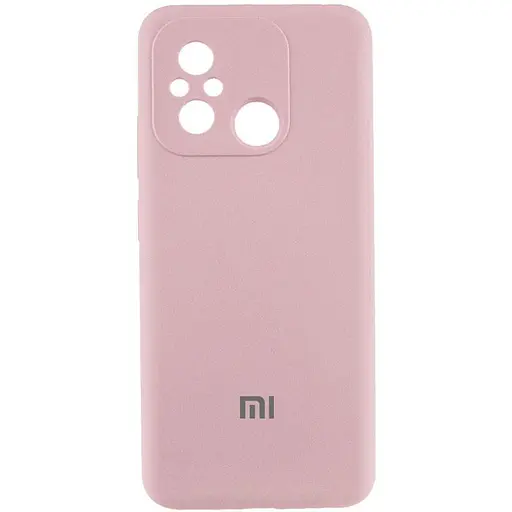 Чехол Lakshmi Silicone Cover Full Camera AAA with Logo для Xiaomi Redmi 12C Розовый/Pink Sand