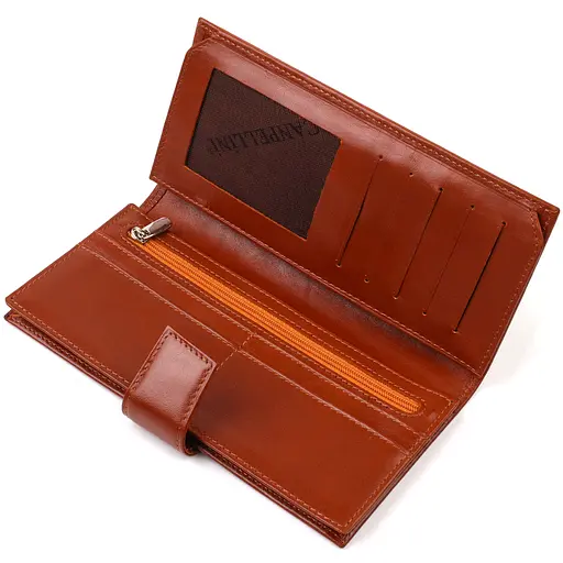 Чоловічий шкіряний гаманець Canpellini 9.5х19х2 см acs0025728 - фото 5