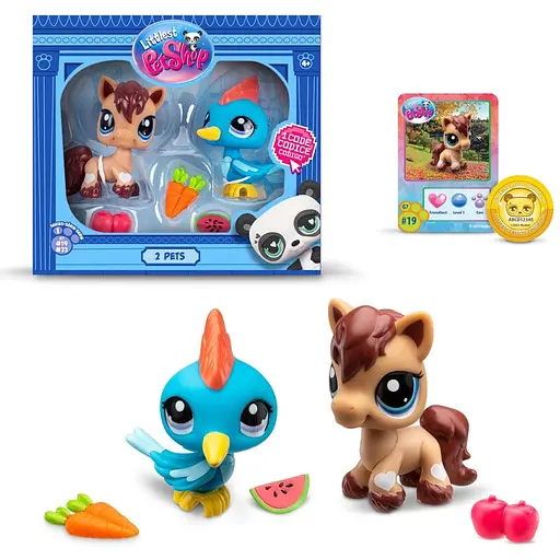 Игровой набор Littlest Pet Shop Фермерская Фиеста 00529 аксессуары и 2 фигурки - фото 3