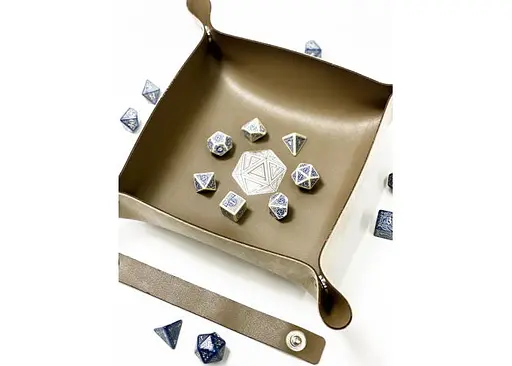Настільна гра Планета Ігор Лоток для кубиків D20 (коричневий) (Dice tray D20 brown) (pi-dt008) - фото 5