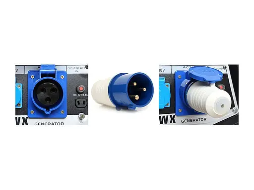 Бензиновий генератор Tagred 6,0/6,5 кВт, однофазний, ручний/електрозапуск (TA6500GKWX) - фото 7