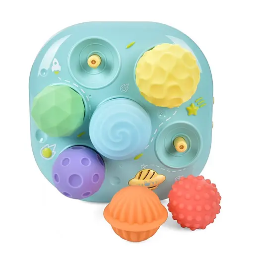 Детская Развивающая «Текстурные Мячики» Bambi 35179M 6 штук, музыка, свет - фото 2