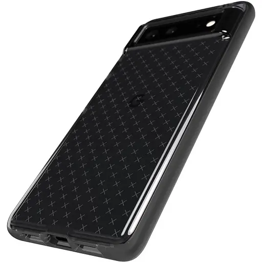 Оригинальный противоударный силиконовый чехол Tech21 Evo Check для Google Pixel 6a (6.1") Black (T21-9488) - фото 2