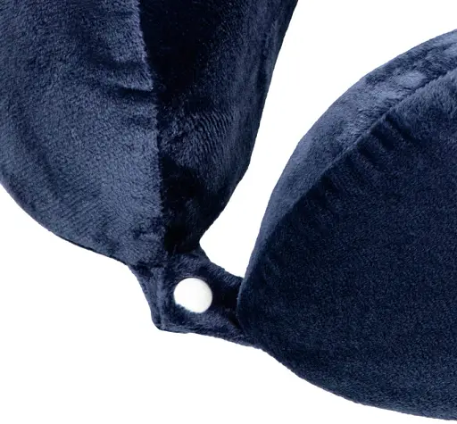 Подушка ортопедична для шиї Ardesto Sleepwell Travel 27х24х14 см піна меморі синій (ART3128NBP) - фото 3