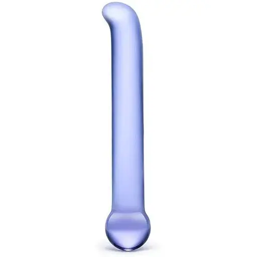 Скляний фалоімітатор Glas G-Spot Tickler 17 см бузковий
