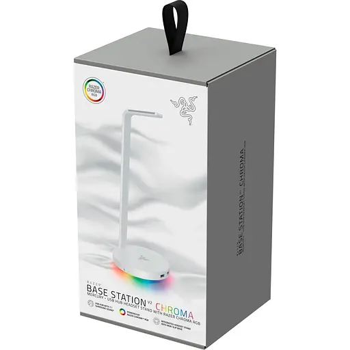 Підставка для навушників Razer Base Station V2 Chroma Mercury (RC21-01510300-R3M1) [134743] - фото 5