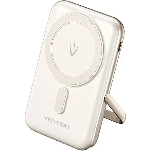 Павербанк Vention Magnetic Wireless White 10 000 mAh / 20 Вт (FHNW0) - фото 1