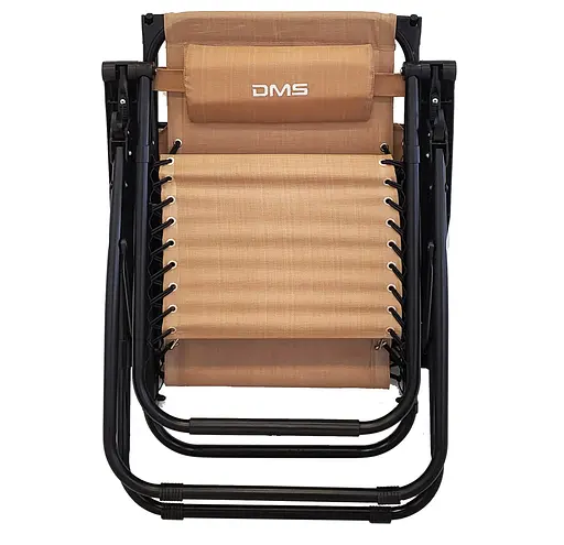 Розкладне садове крісло шезлонг DMS GLS-120B Dark beige - фото 6