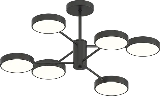 Люстра XI3339-6 черный