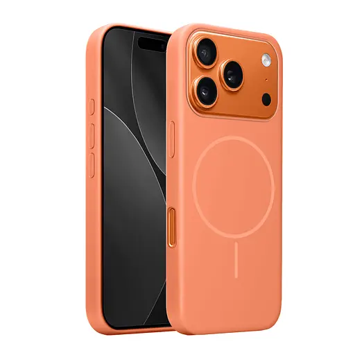 Чохол MAKE Apple iPhone 17 Pro Max Silicone Solo Cosmic Orange - фото 3