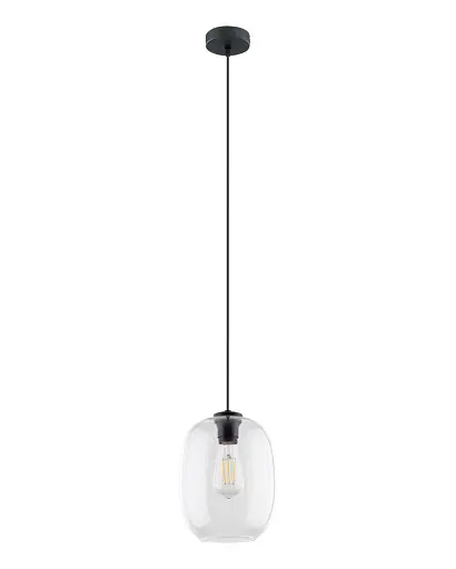 Підвісний світильник, люстра TK Lighting 4339 Elio E27 1x15W IP20 прозорий - фото 1