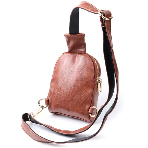 Женская компактная сумка Vintage через плечо на два отделения из экокожи 13х18х4 см sum0026974 - фото 2