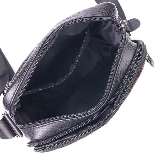 Чоловіча шкіряна сумка Vintage 19х22х6 см sum0022414 - фото 4