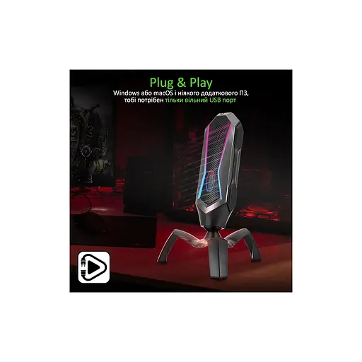 Микрофон Vertux Marshal USB Black (marshal.black) - фото 7