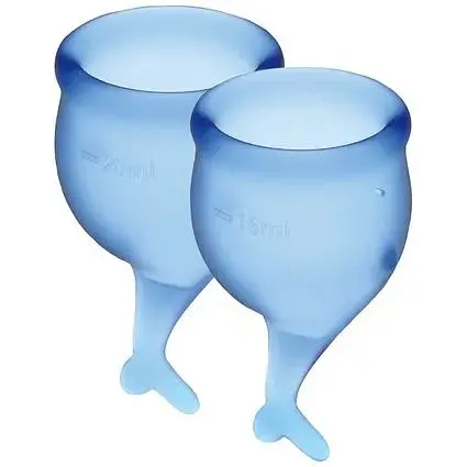 Набір менструальних чаш Satisfyer Feel Secure (dark blue)