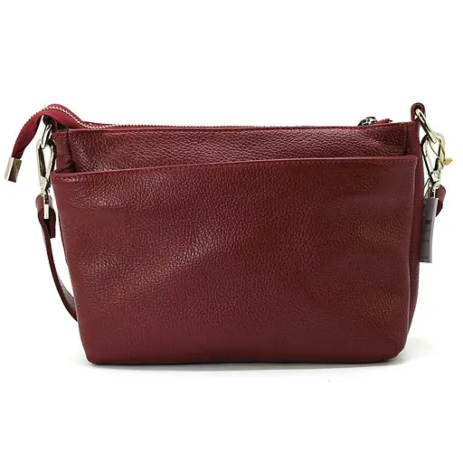 Кожаная женская сумка кросс-боди Virginia Conti 25х18х11 см sum0026332 - фото 3