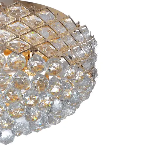 Люстра стельова Brille кришталева з підсвічуванням LED E14 60W G (BCL-347S/4) - фото 4