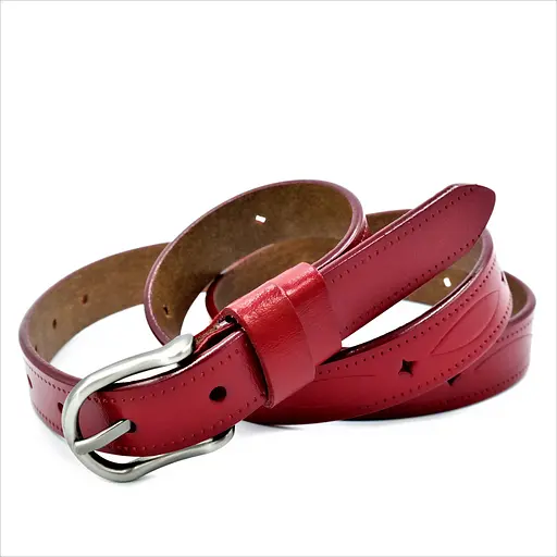 Ремінь шкіряний Weatro жіночий 115х2,5 см acs0013451 - фото 2