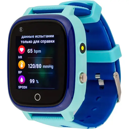 Smart Watch AmiGo GO005 4G WIFI Thermometer Blue - фото 1