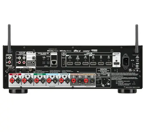 AV-ресивер 7.2-канальный Denon AVR-X1800H - фото 4