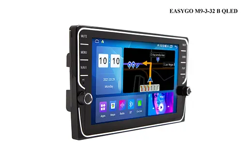 Автомагнітола EasyGo M9-3-32 B QLED - фото 2