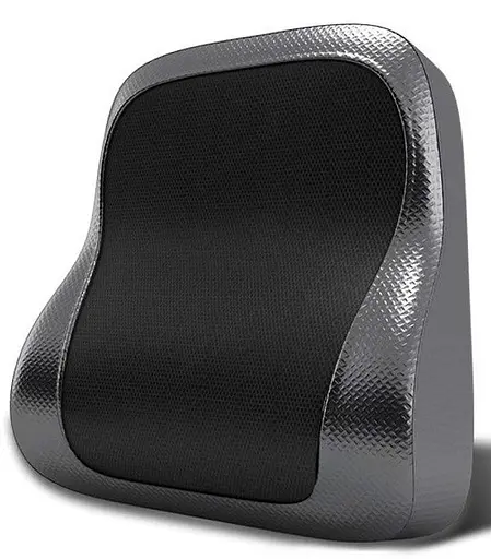 Массажная роликовая подушка для шеи, спины и тела Junsu 96Z Черный - фото 2